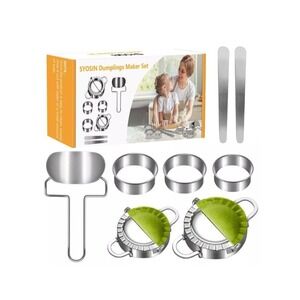 Dumpling Maker 8-Pieces Kitchen Set Stainless Steel Durable Easy Use Top Quality